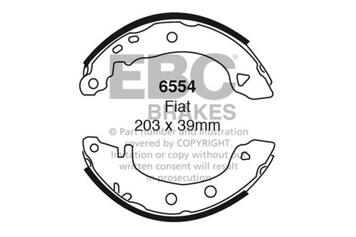 Ebc bremsbacken hinten - bremsbacken,